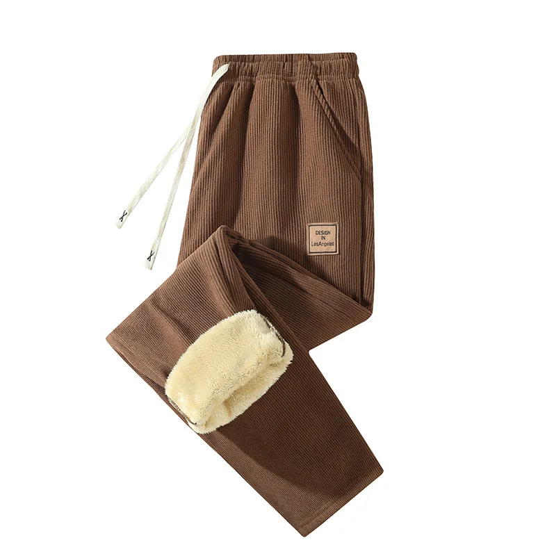 Corduroy Pant Warm - Winter Warm Pants Men's Thick Corduroy