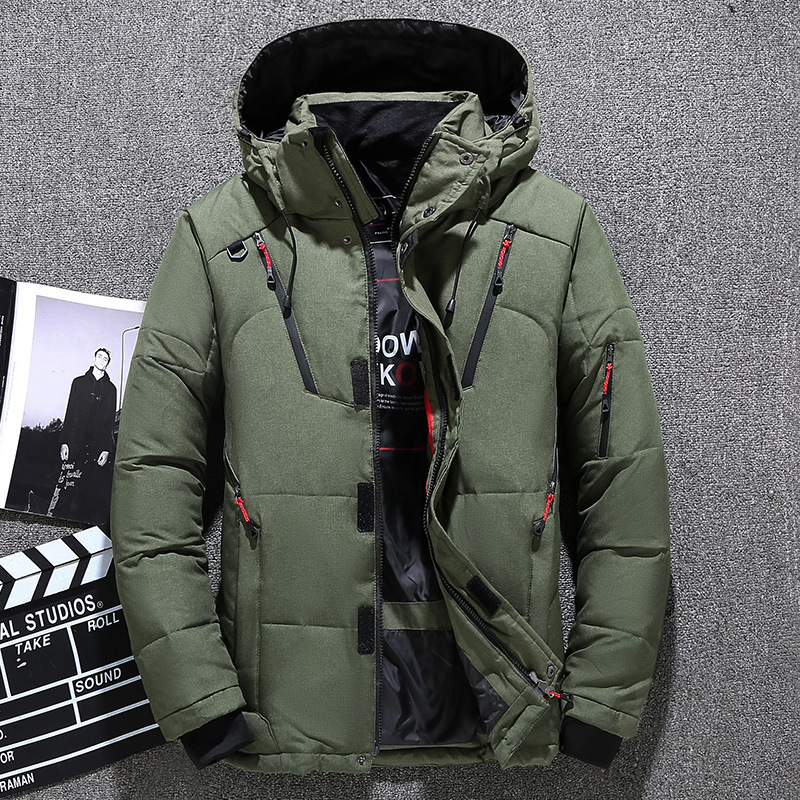 Mens White Duck Down Jacket Wa - Down Jacket Packable recension och pris