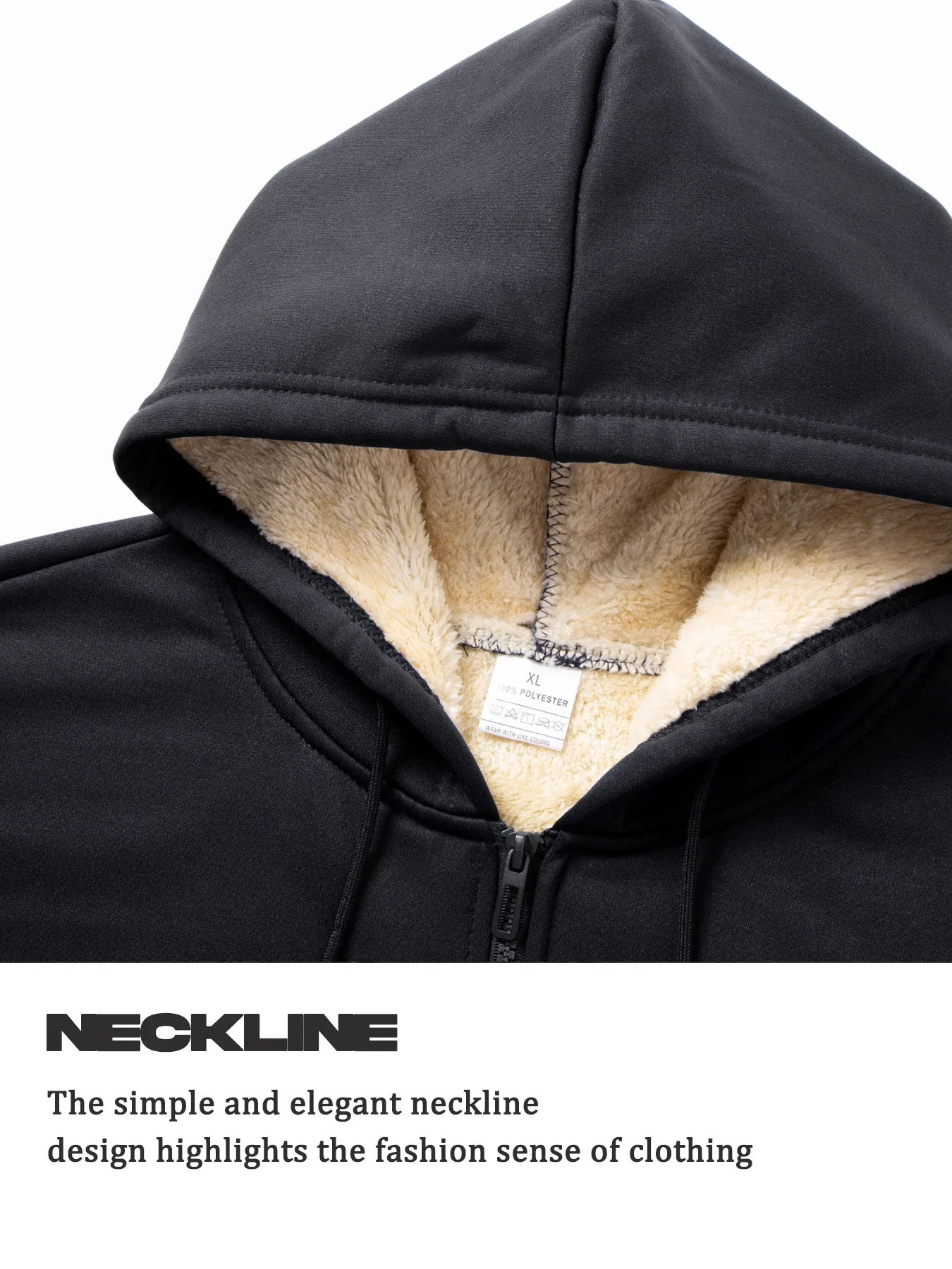 Men's Sherpa Fleece Hoodie Jac - Sherpa Hoodie Fleece recension och pris