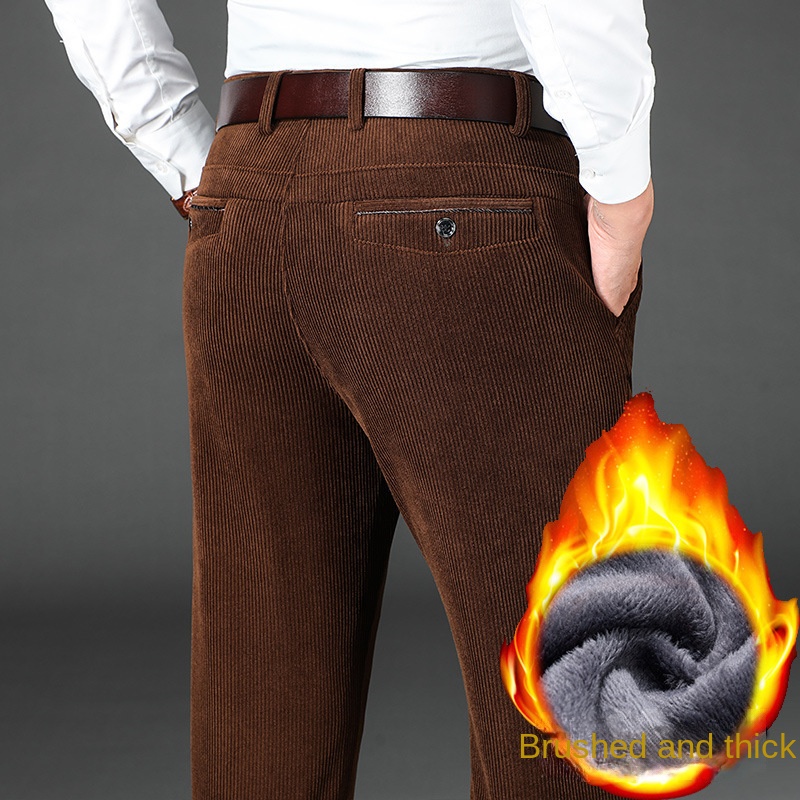 Winter Corduroy Mens Pants Thi - Corduroy Pant Warm recension och pris