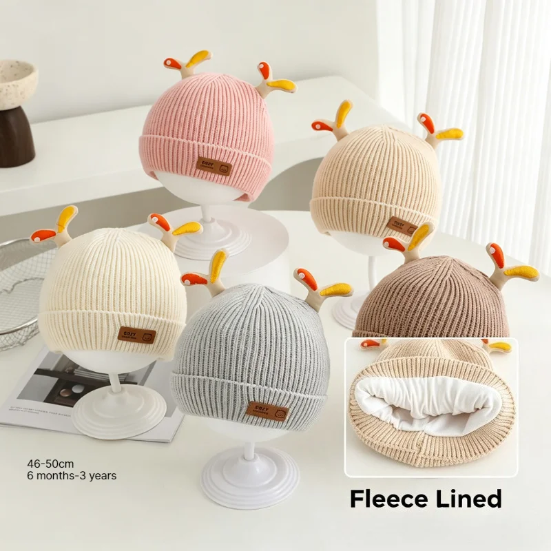 Kids Hat 46-50cm 6M-3Y Girls C - Knit Beanie Hat Warm recension och pris