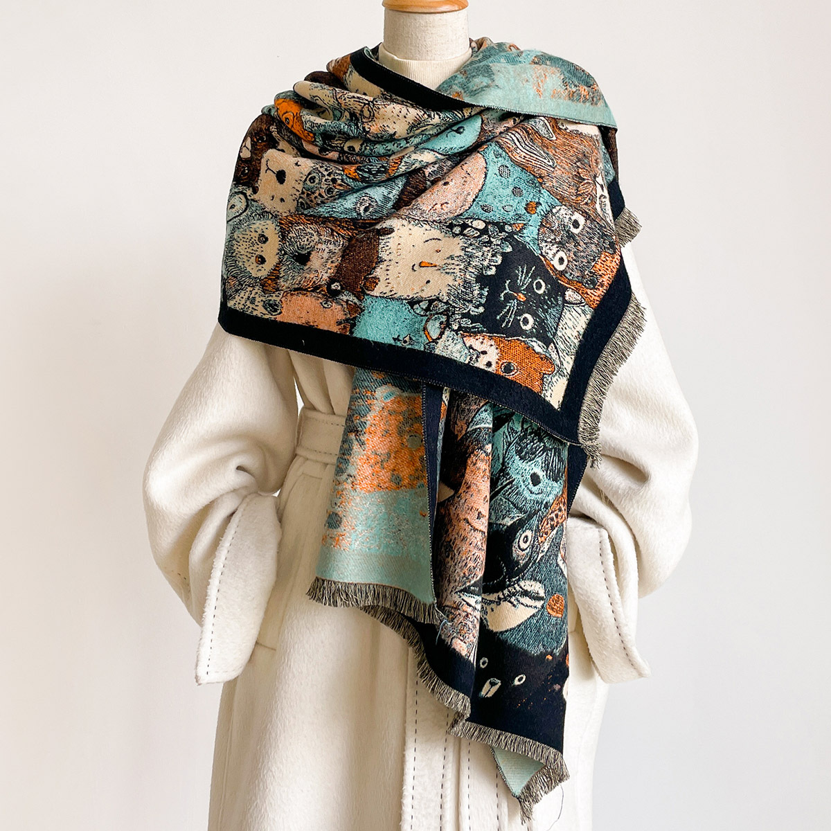 Women Imitation Cashmere Scarf - Shawl Wrap Winter recension och pris