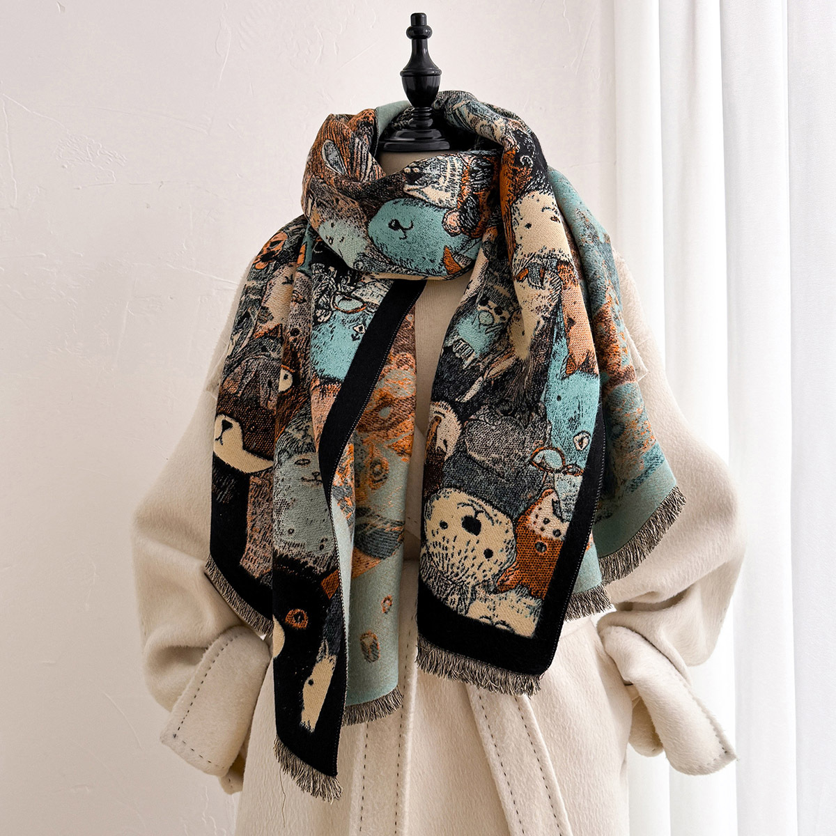 Women Imitation Cashmere Scarf - Shawl Wrap Winter recension och pris