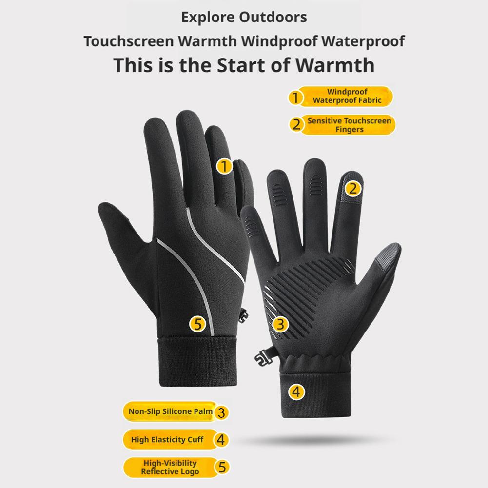 Rechargeable Heated Gloves Win - Touch Screen Gloves recension och pris