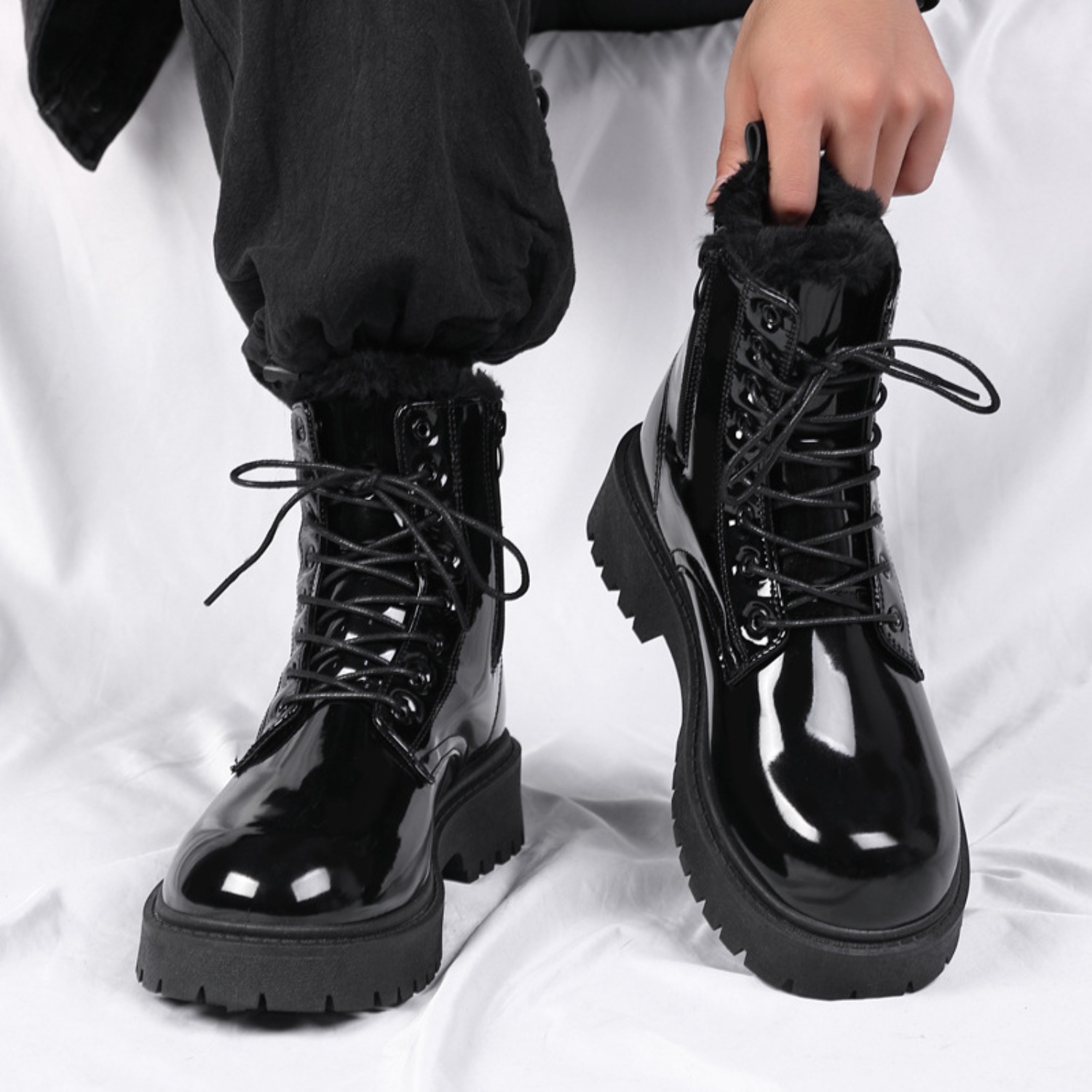 Men's warm plush high-top boot - Waterproof Winter Boot recension och pris