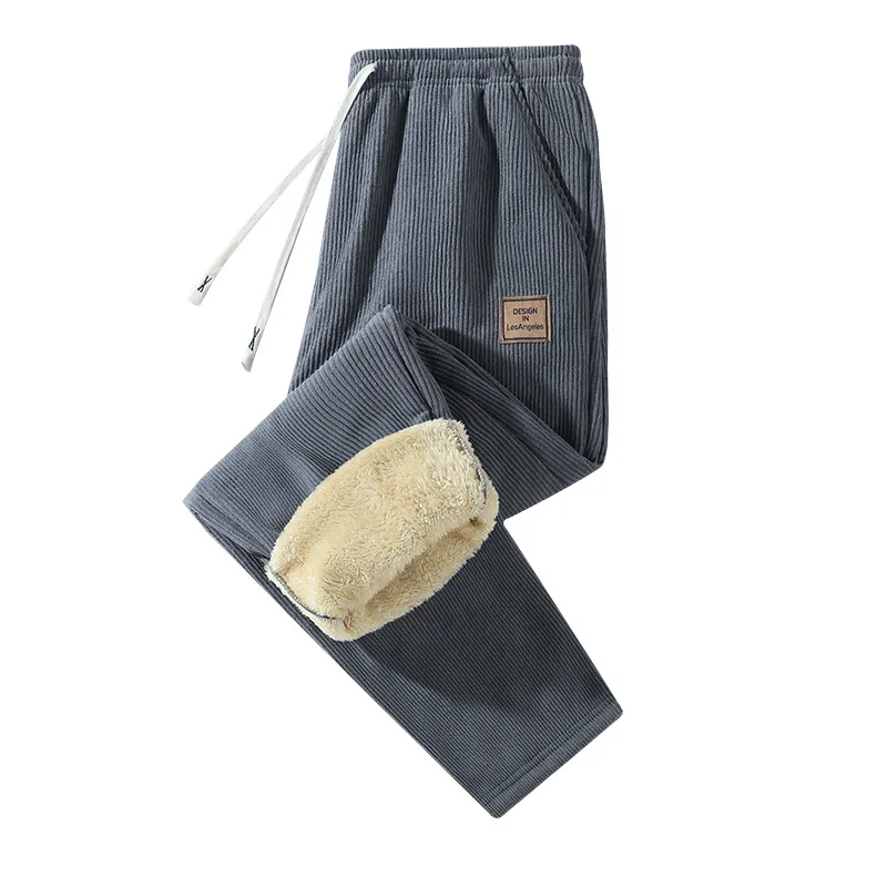Winter Warm Pants Men's Thick  - Corduroy Pant Warm recension och pris