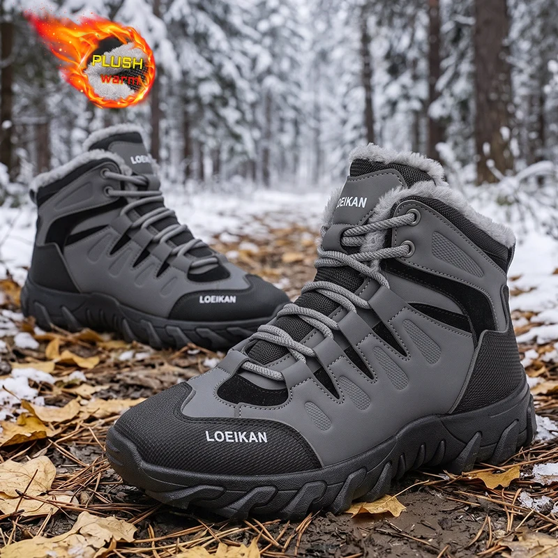 Men Winter Snow Boots Plush Li - Waterproof Winter Boot recension och pris