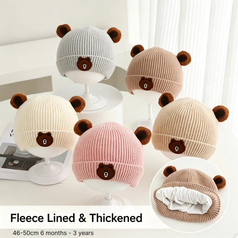 Baby Winter Hat 46-50cm 6 Mont - Knit Beanie Hat Warm recension och pris