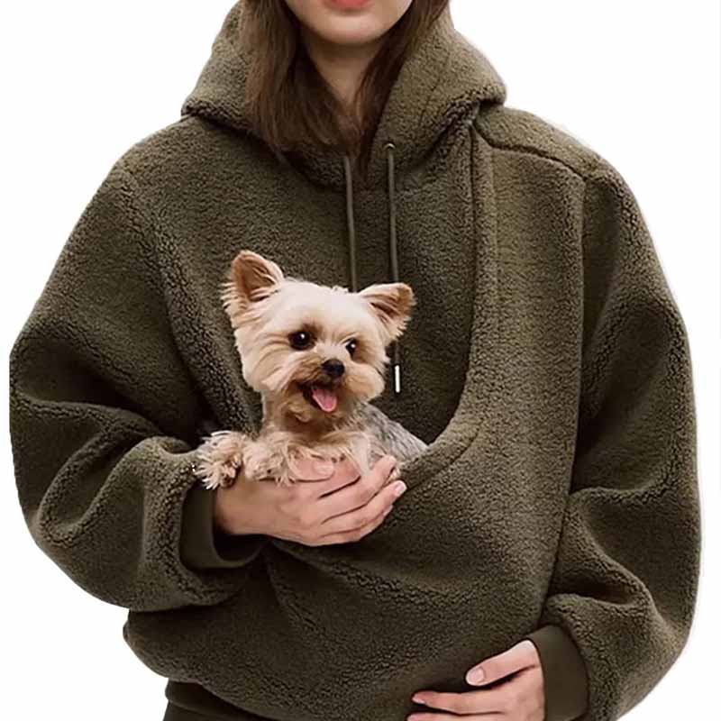Autumn Winter Ladies Solid Col - Sherpa Hoodie Fleece recension och pris