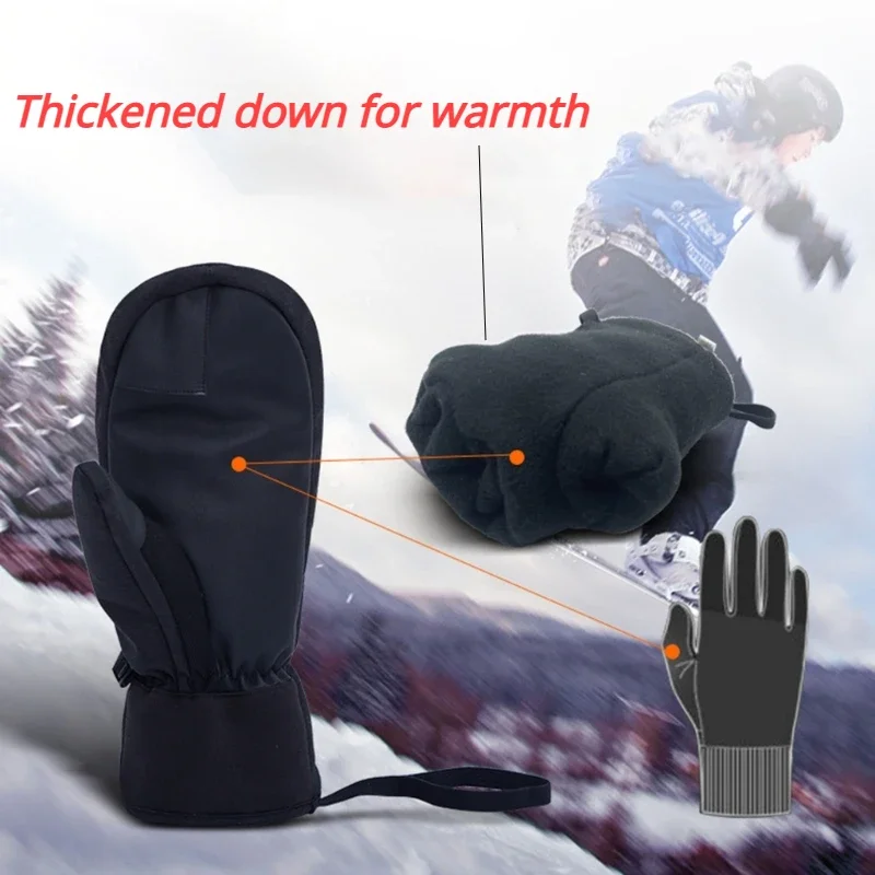 Winter Ski Gloves Waterproof T - Touch Screen Gloves recension och pris