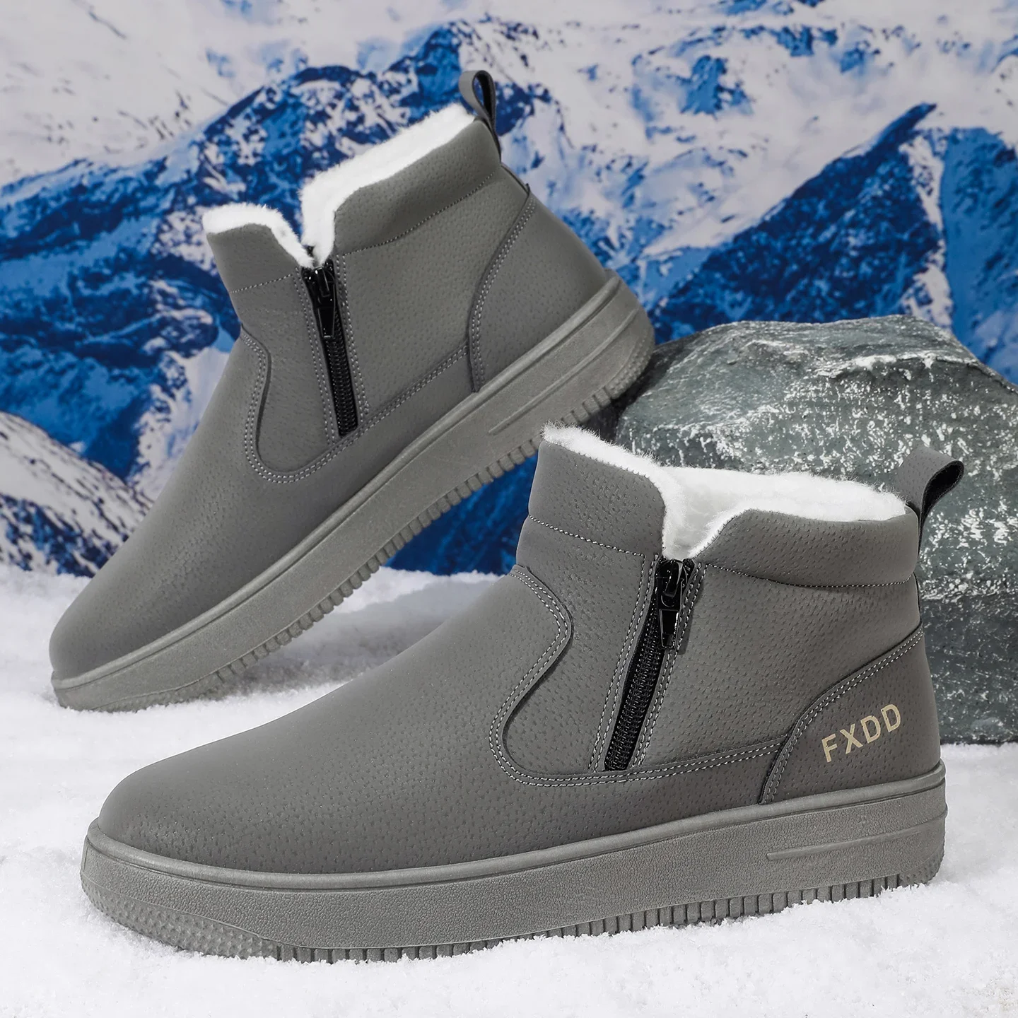 Slip on Fleece Lined Boots Com - Waterproof Winter Boot recension och pris