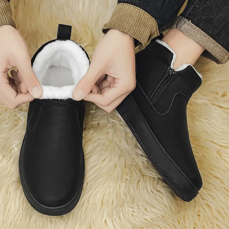 Slip on Fleece Lined Boots Com - Waterproof Winter Boot recension och pris