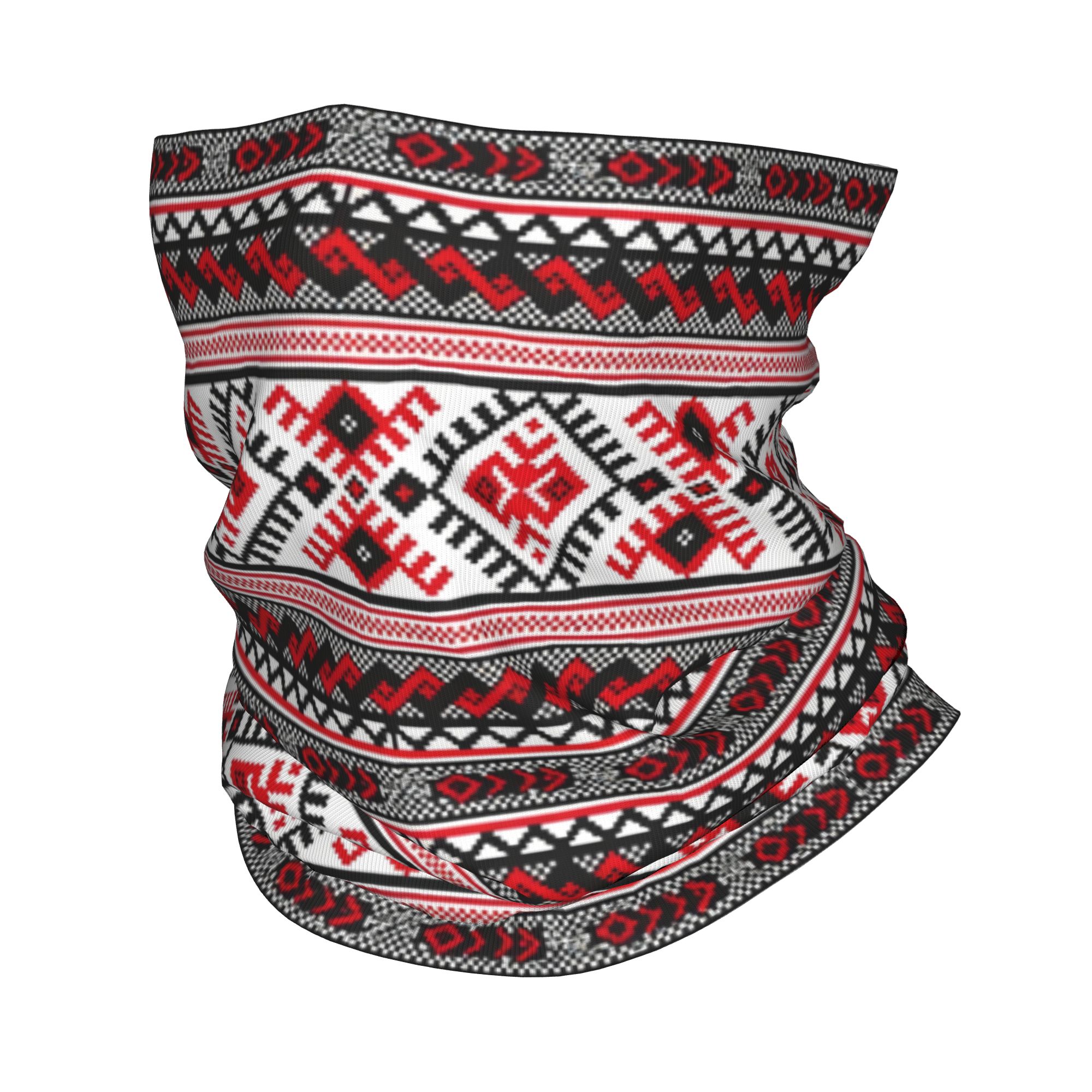 Custom Ukrainian Vyshyvanka Em - Neck Gaiter Fleece recension och pris