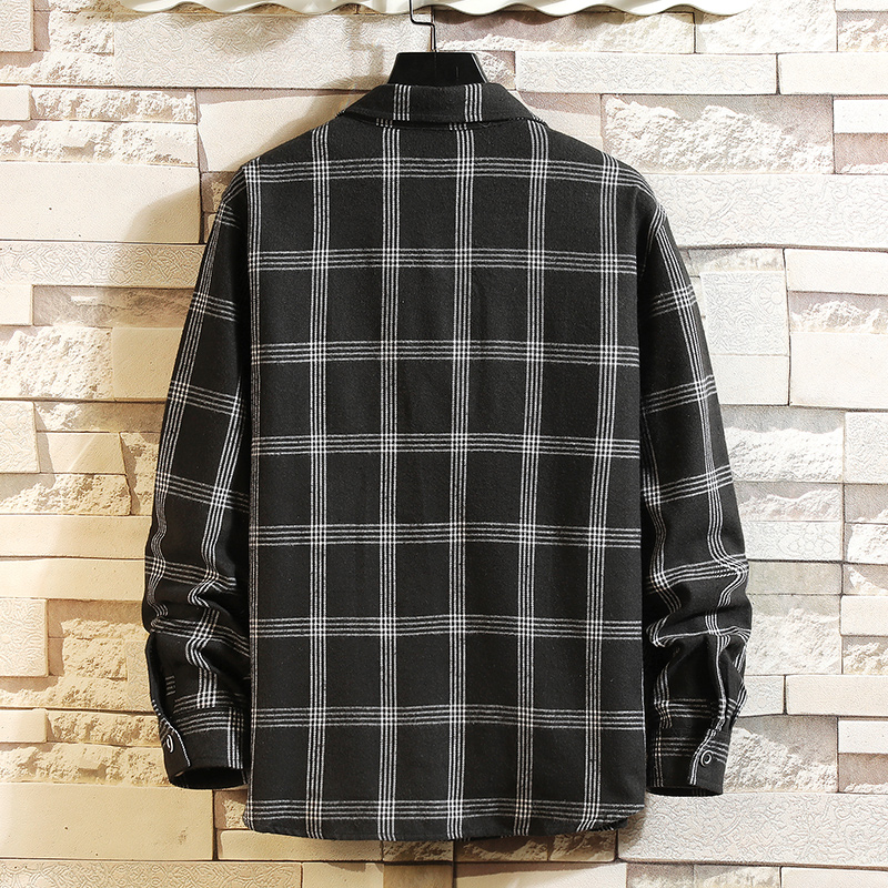 2027 Summer Men's Plaid Shirt  - Flannel Shirt Lined recension och pris