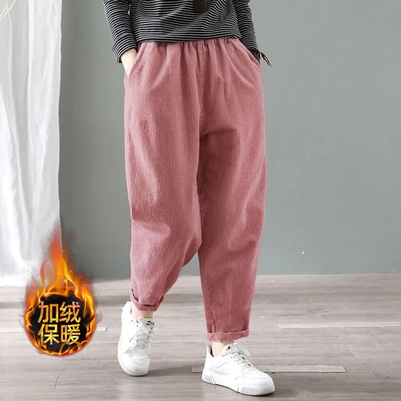Women Corduroy Harem Pants Ela - Corduroy Pant Warm recension och pris