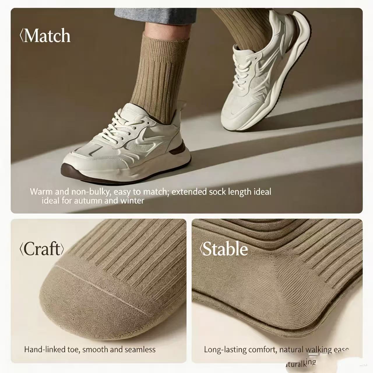 4 Pack 39% Merino Wool Hiking  - Thermal Sock Wool recension och pris
