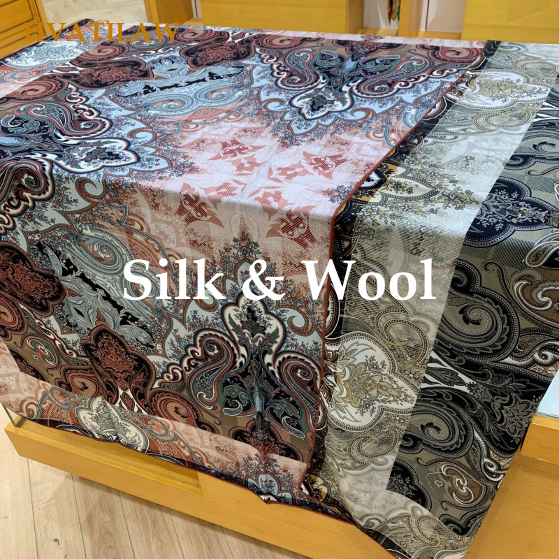 New Luxury 30% Silk 70% Wool S - Shawl Wrap Winter recension och pris