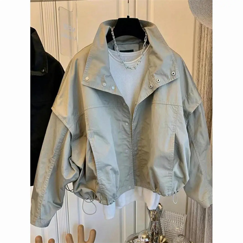 High Neck Draw Pleats Windproo - Down Jacket Packable recension och pris