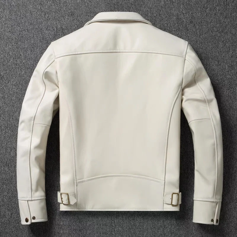 Men's Genuine Leather Jacket W - Down Jacket Packable recension och pris