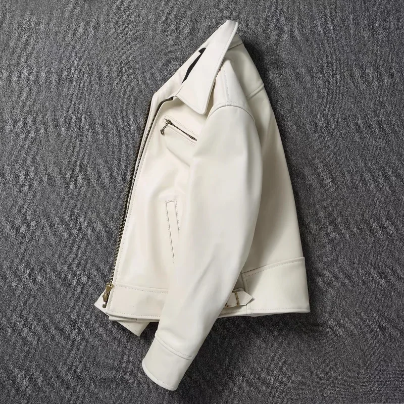 Men's Genuine Leather Jacket W - Down Jacket Packable recension och pris