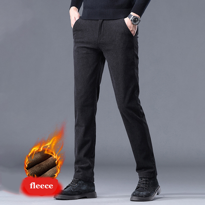 Men Thick WarmBusiness Pants W - Corduroy Pant Warm recension och pris